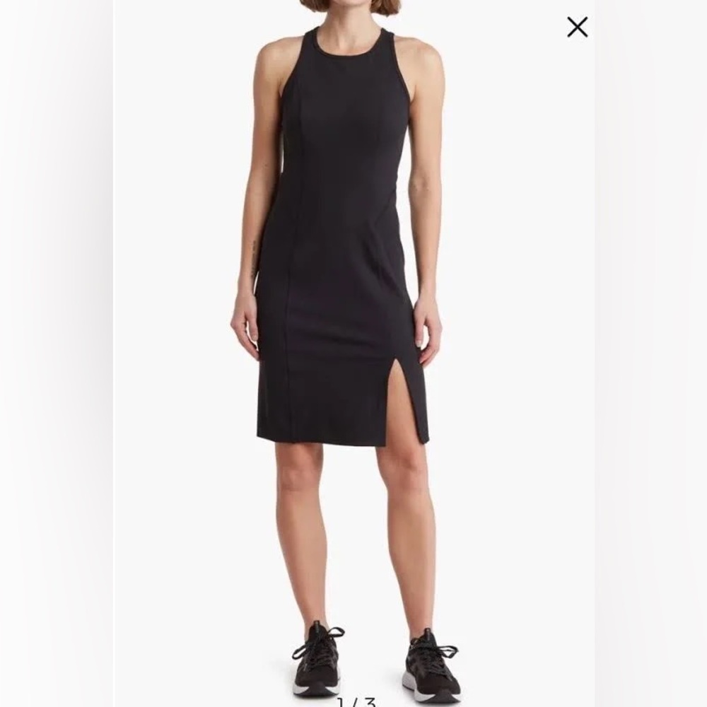 Zella Racerback Black Athletic Travel Dress